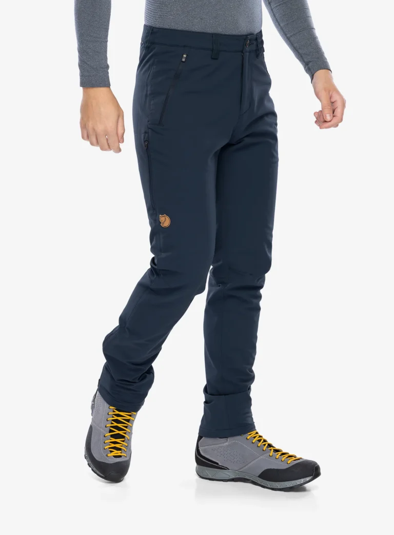 Preţ Pantaloni trekking Fjallraven Abisko Winter Stretch Trousers - dark navy