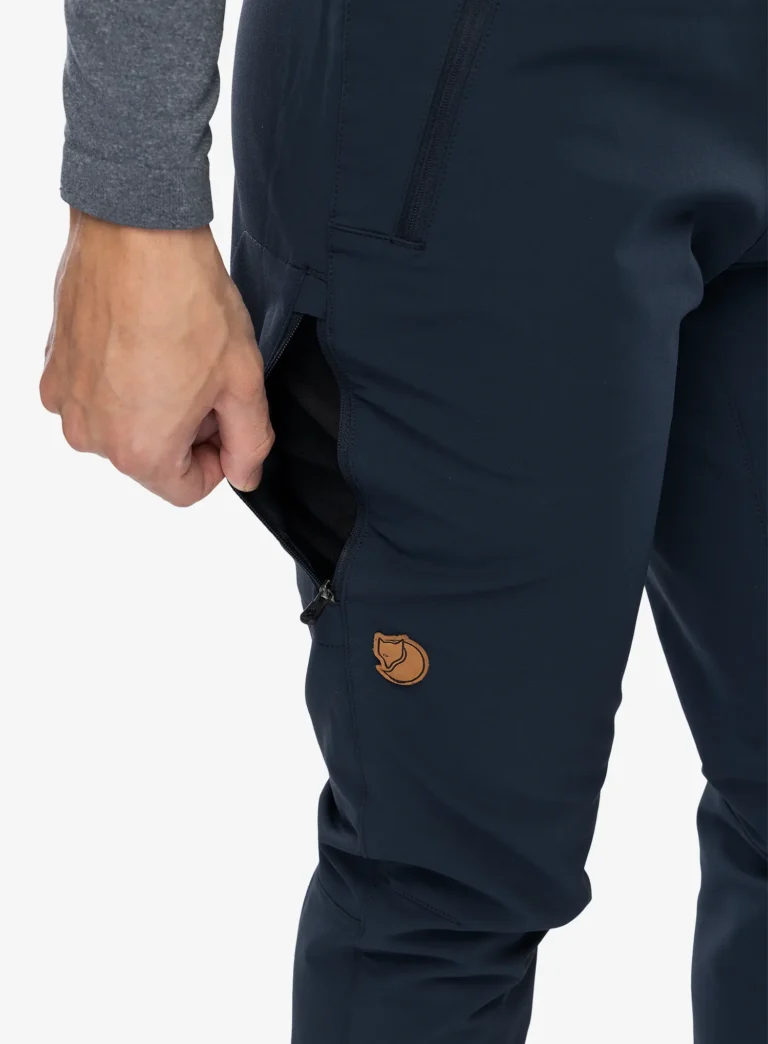 Pantaloni trekking Fjallraven Abisko Winter Stretch Trousers - dark navy - imagine 6