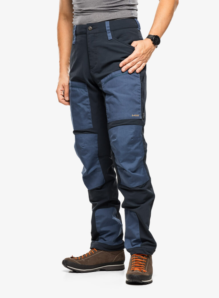 Cumpăra Pantaloni trekking Fjallraven Keb Agile Winter Trousers - dark navy/indigo blue