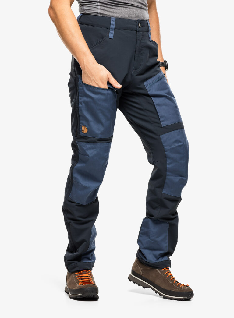 Preţ Pantaloni trekking Fjallraven Keb Agile Winter Trousers - dark navy/indigo blue