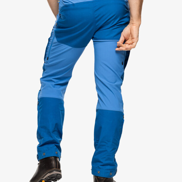 Pantaloni trekking Fjallraven Keb Trousers - alpine blue/un blue preţ