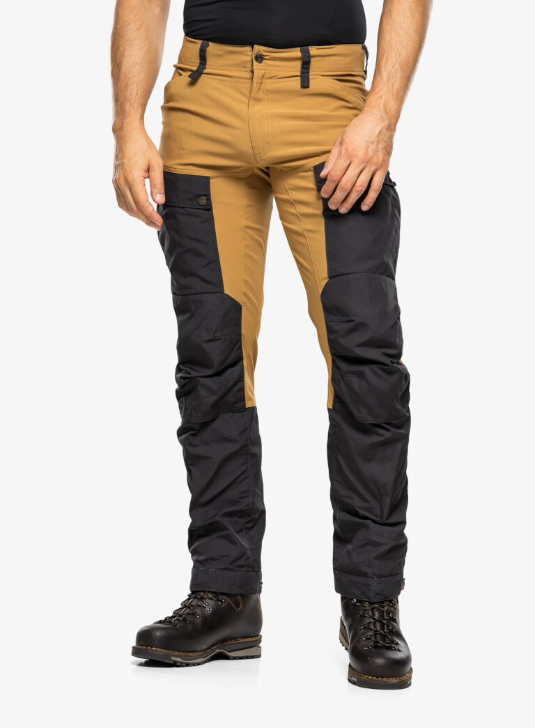 Cumpăra Pantaloni trekking Fjallraven Keb Trousers - dark grey/buckwheat brown