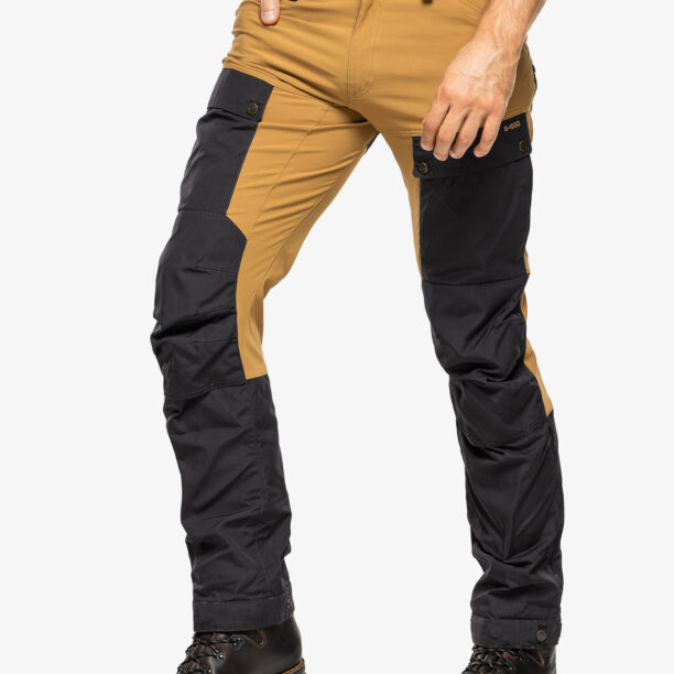 Pantaloni trekking Fjallraven Keb Trousers - dark grey/buckwheat brown