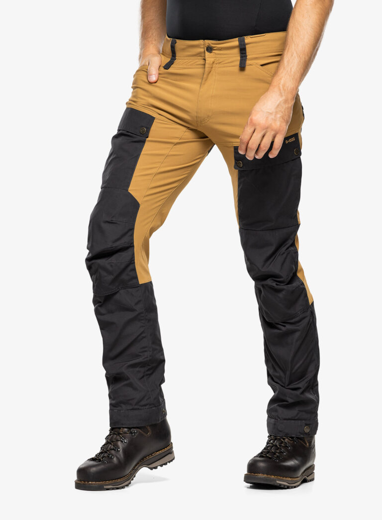 Pantaloni trekking Fjallraven Keb Trousers - dark grey/buckwheat brown