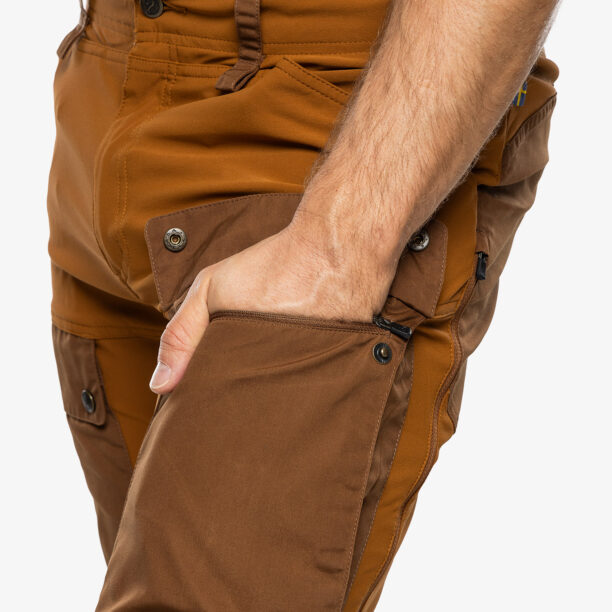 Preţ Pantaloni trekking Fjallraven Keb Trousers - timber brown/chestnut