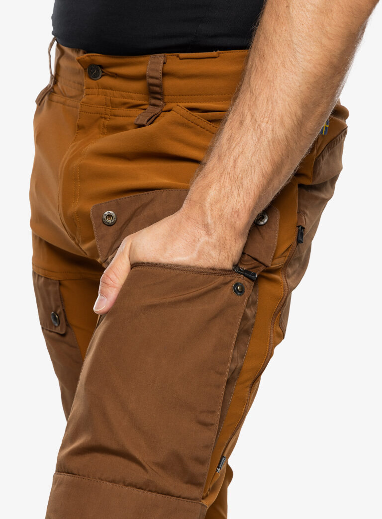 Preţ Pantaloni trekking Fjallraven Keb Trousers - timber brown/chestnut