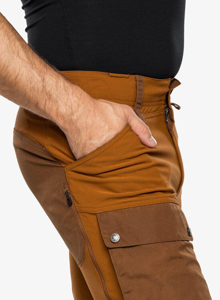 Pantaloni trekking Fjallraven Keb Trousers - timber brown/chestnut - imagine 6