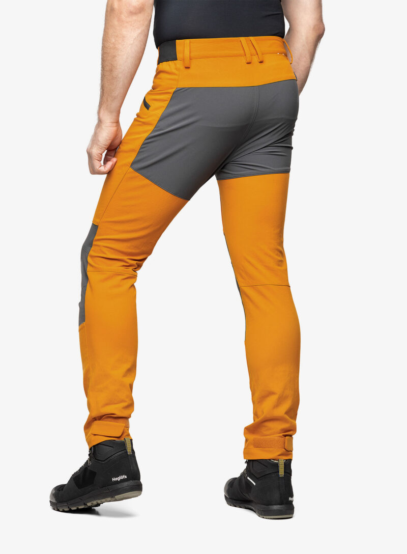 Pantaloni trekking Haglofs Mid Slim Pant - desert yellow/magnetite preţ