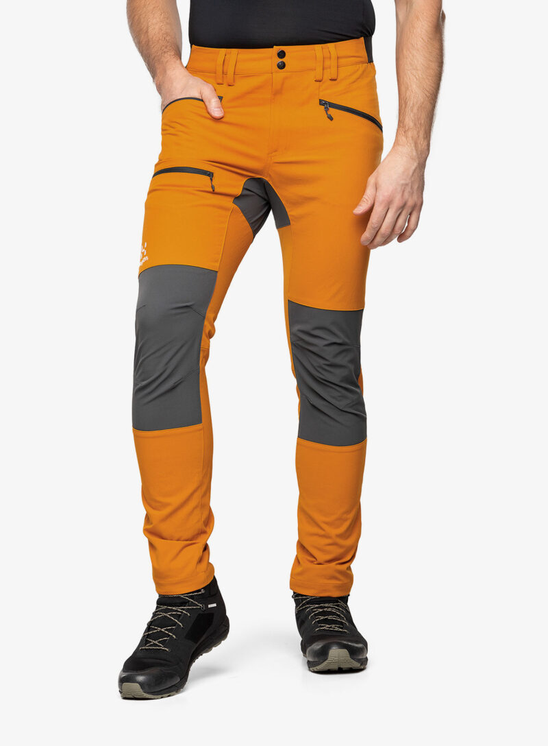 Pantaloni trekking Haglofs Mid Slim Pant - desert yellow/magnetite