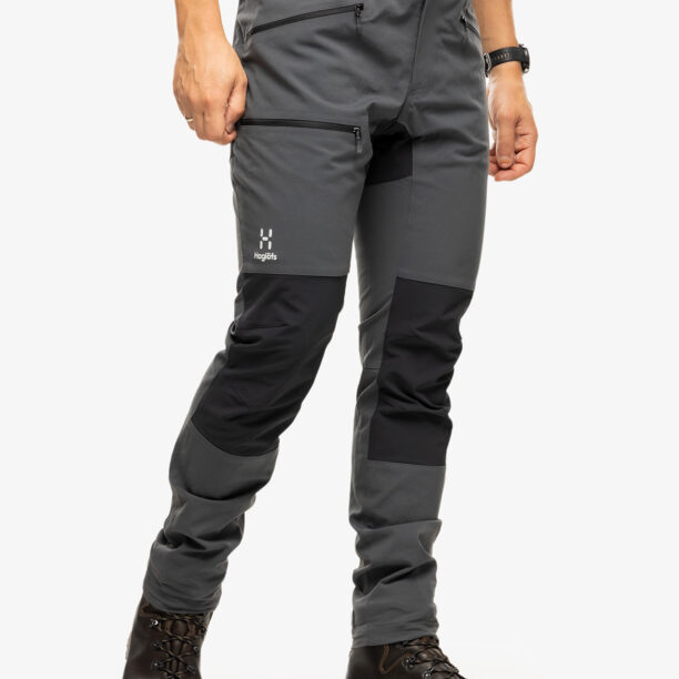 Cumpăra Pantaloni trekking Haglofs Mid Slim Pant - magnetite/true black