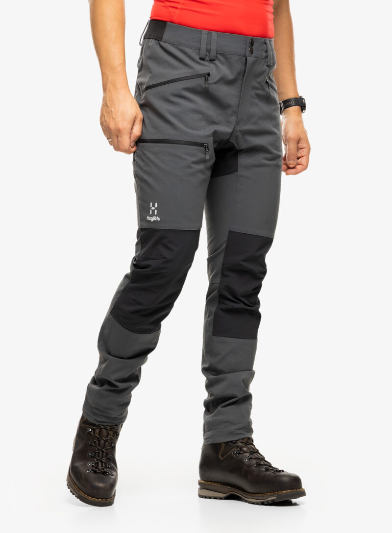 Cumpăra Pantaloni trekking Haglofs Mid Slim Pant - magnetite/true black