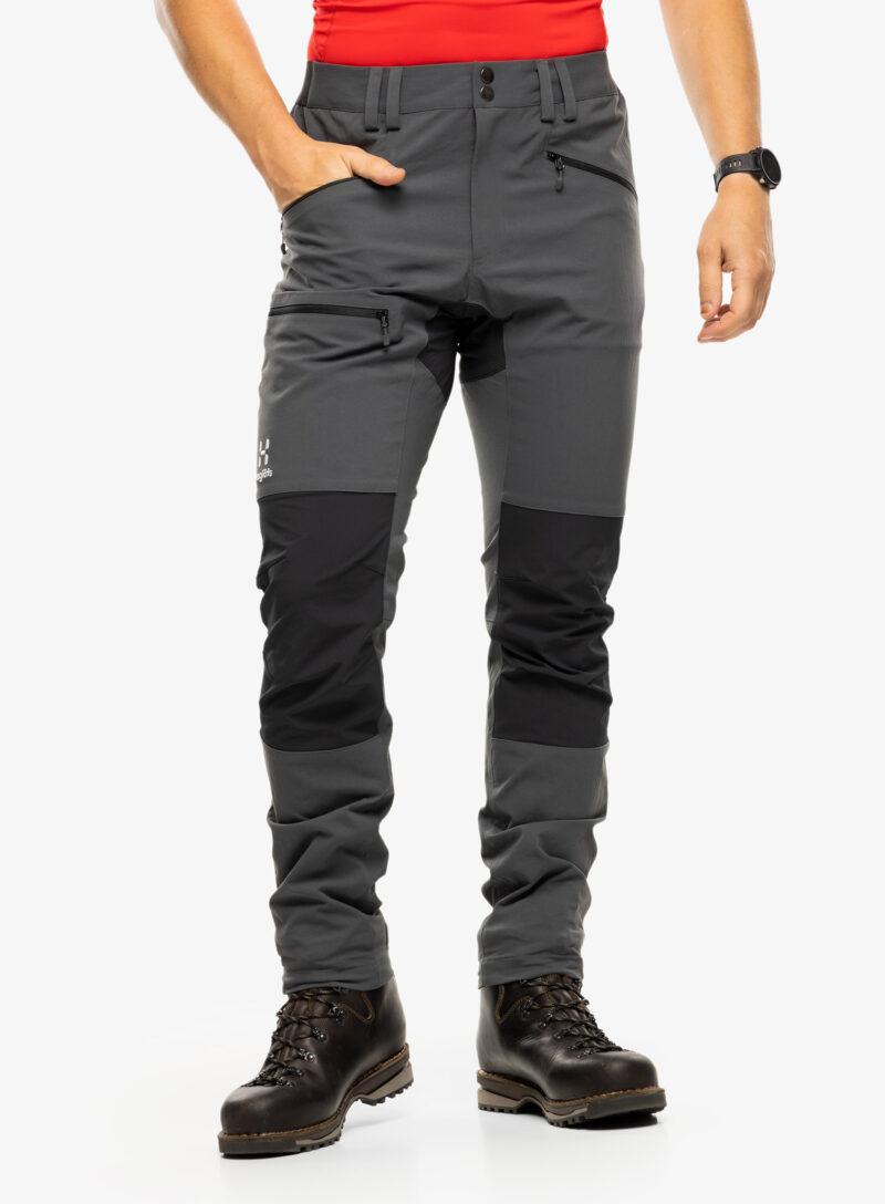 Pantaloni trekking Haglofs Mid Slim Pant - magnetite/true black