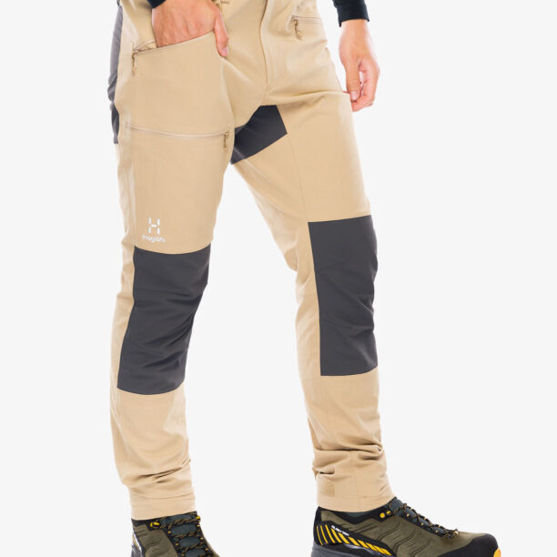 Pantaloni trekking Haglofs Mid Slim Pant - sand/magnetite