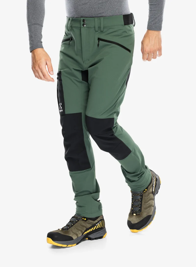 Cumpăra Pantaloni trekking Haglofs Rugged Slim Pant - fjell green/true black