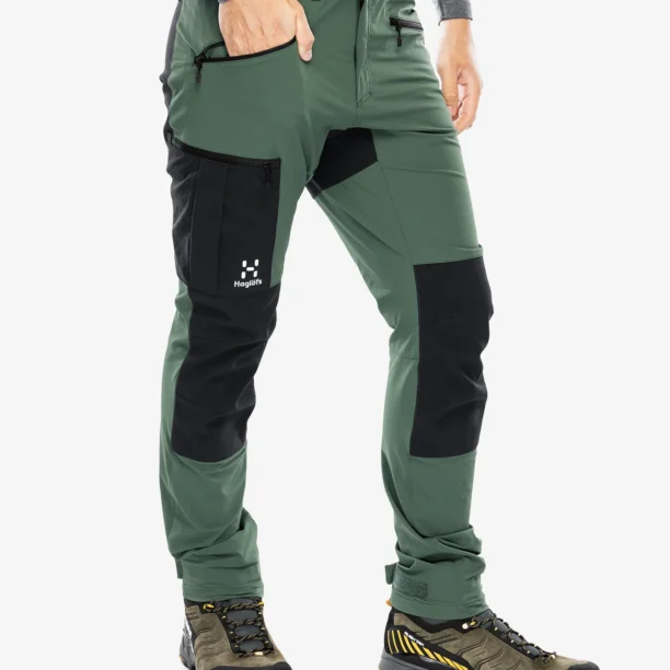 Preţ Pantaloni trekking Haglofs Rugged Slim Pant - fjell green/true black