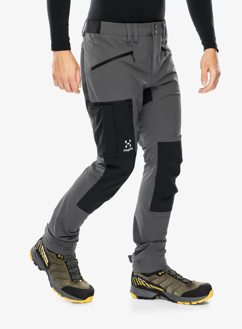 Cumpăra Pantaloni trekking Haglofs Rugged Slim Pant - magnetite/true black