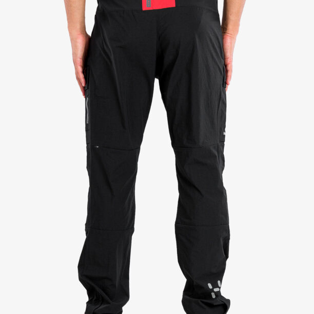 Preţ Pantaloni trekking barbati Haglofs L.I.M ZT Pant - true black/zenith red