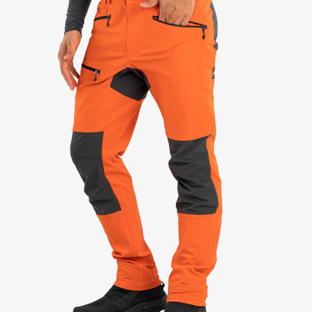 Cumpăra Pantaloni trekking barbati Haglofs Mid Slim Pant - flame orange/magnetite