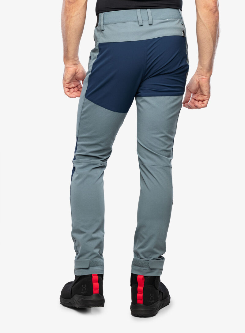 Pantaloni trekking barbati Haglofs Mid Slim Pant - steel blue/tarn blue preţ