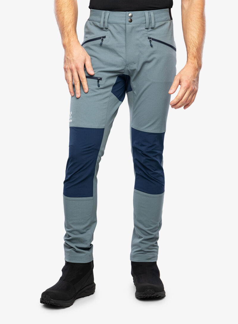 Cumpăra Pantaloni trekking barbati Haglofs Mid Slim Pant - steel blue/tarn blue