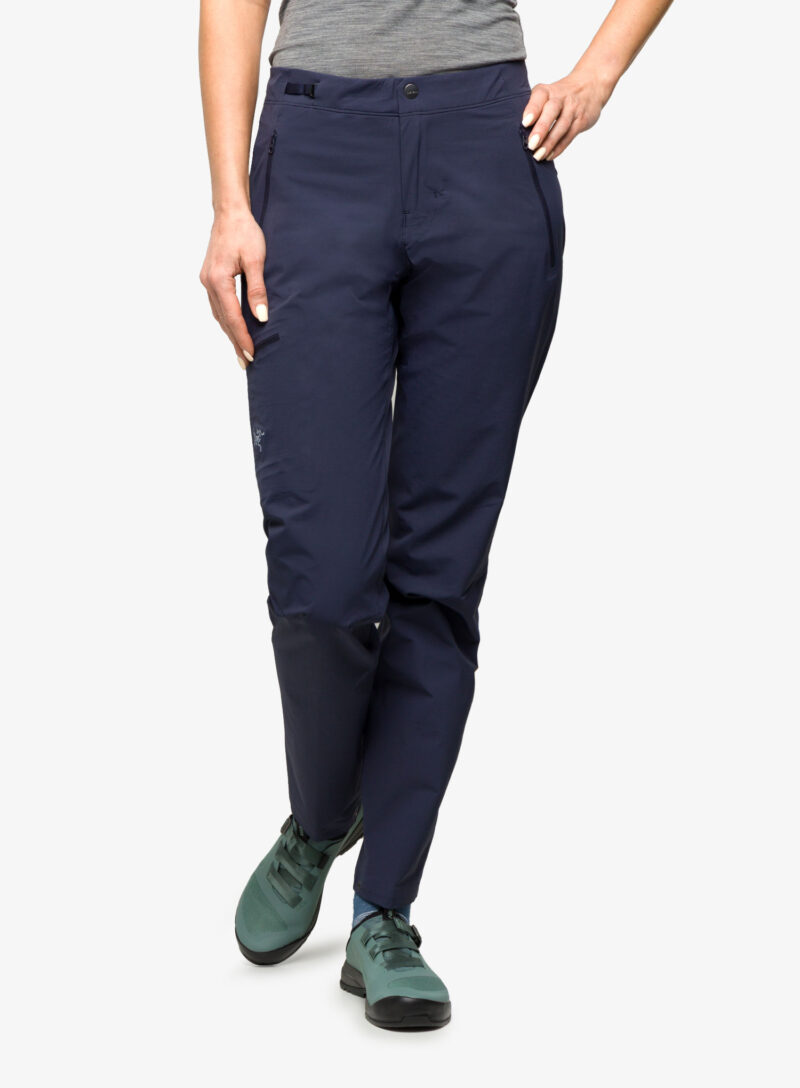 Original Pantaloni trekking femei Arcteryx Gamma SL Pant - blk sapphire