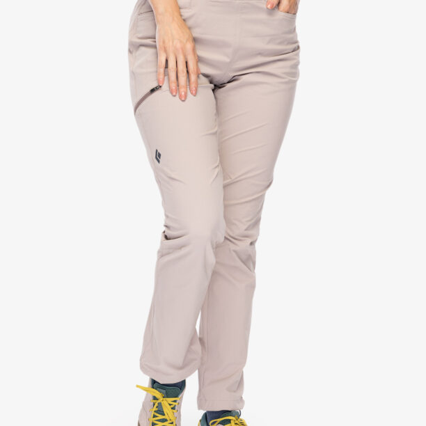 Pantaloni trekking femei Black Diamond Alpine Light Pants - pale mauve