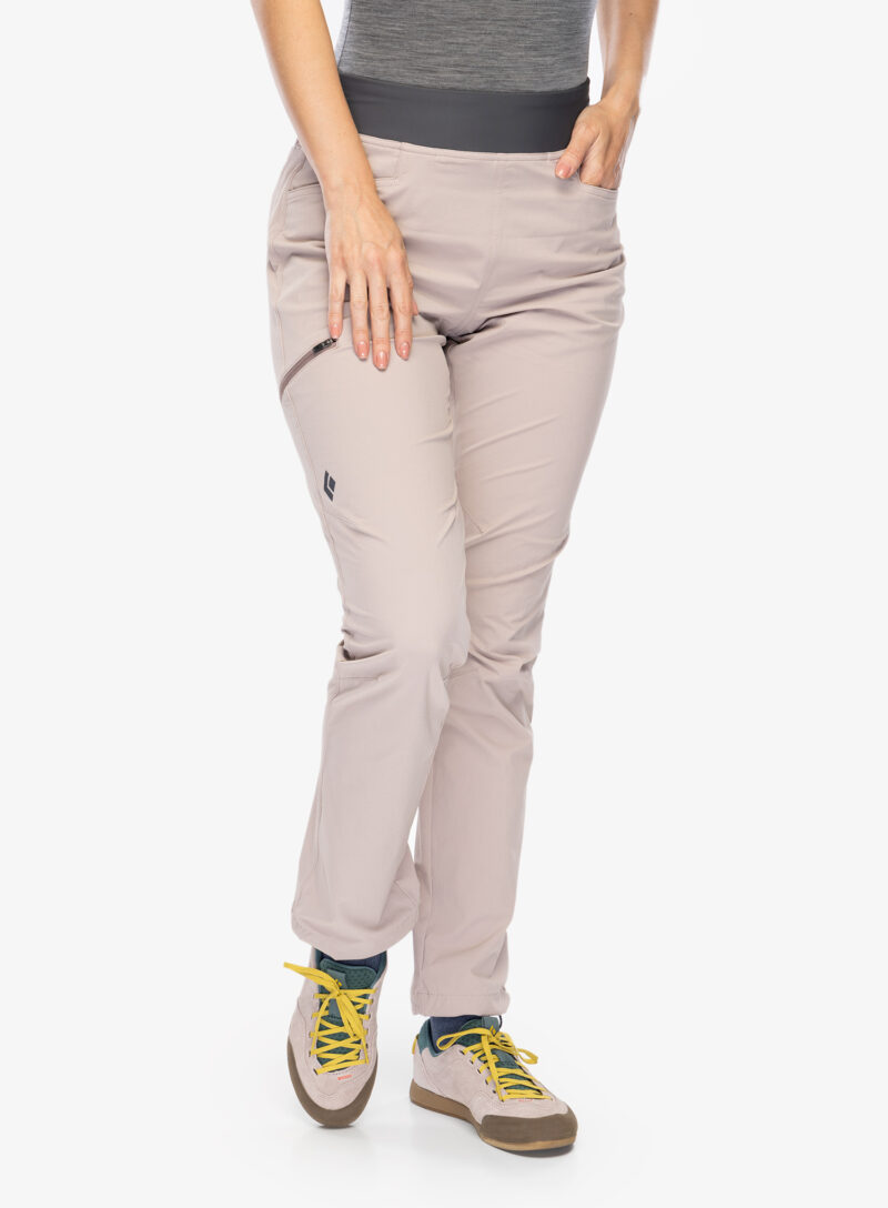 Pantaloni trekking femei Black Diamond Alpine Light Pants - pale mauve