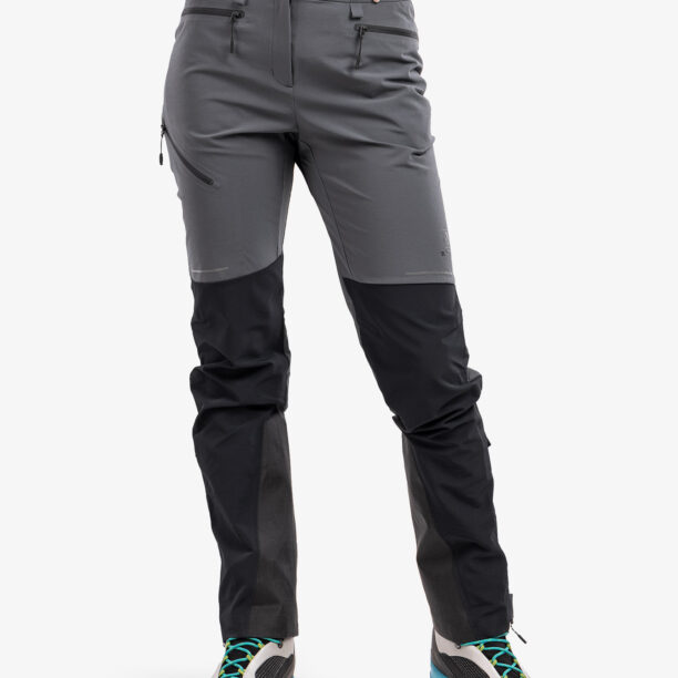 Original Pantaloni trekking femei BlackYak Aceh Pants - iron gate