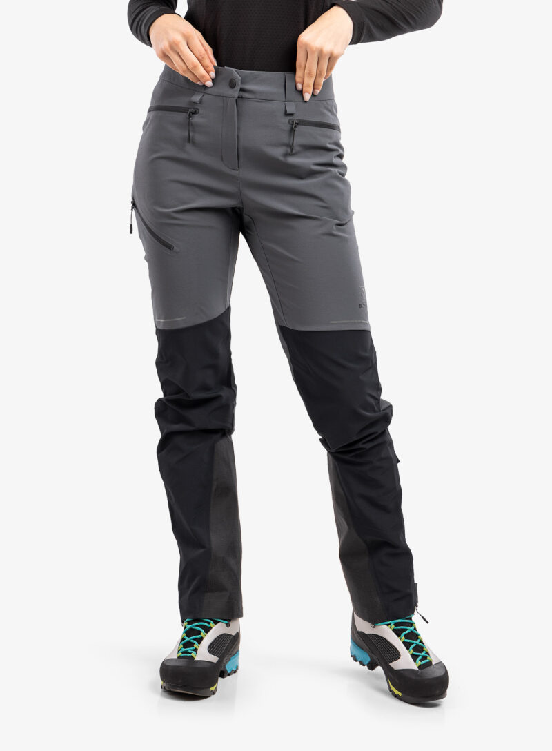 Original Pantaloni trekking femei BlackYak Aceh Pants - iron gate