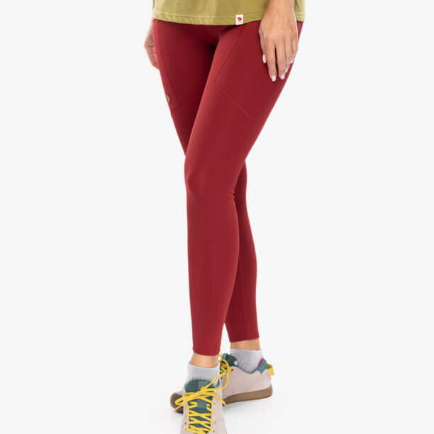 Pantaloni trekking femei Fjallraven Abisko Tights  - pomegranate red