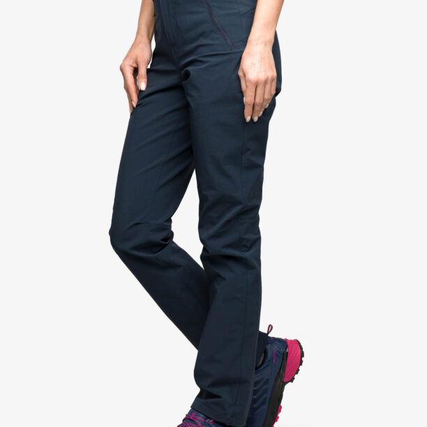 Cumpăra Pantaloni trekking femei Fjallraven Abisko Trail Stretch Trousers - dark navy