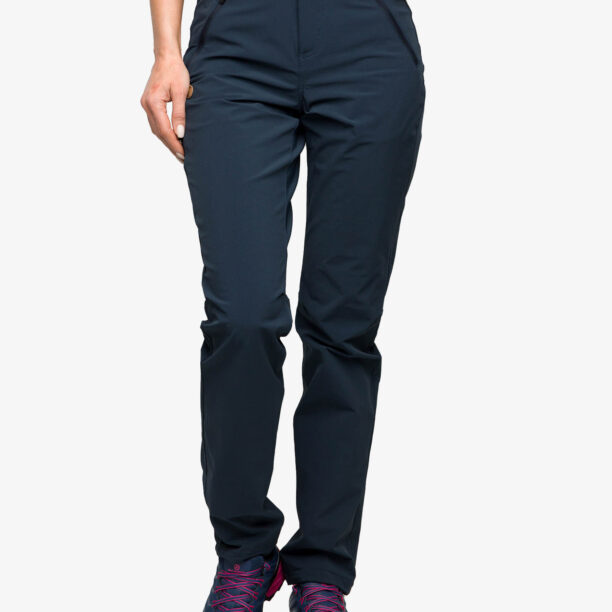 Pantaloni trekking femei Fjallraven Abisko Trail Stretch Trousers - dark navy