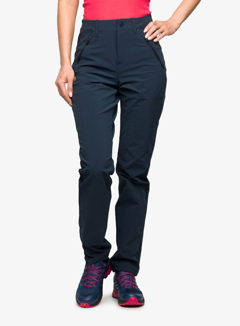 Pantaloni trekking femei Fjallraven Abisko Trail Stretch Trousers - dark navy