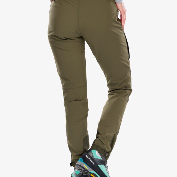 Pantaloni trekking femei Fjallraven Keb Agile Trousers - laurel green/deep forest preţ