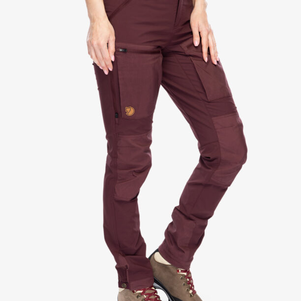 Cumpăra Pantaloni trekking femei Fjallraven Keb Agile Trousers - port