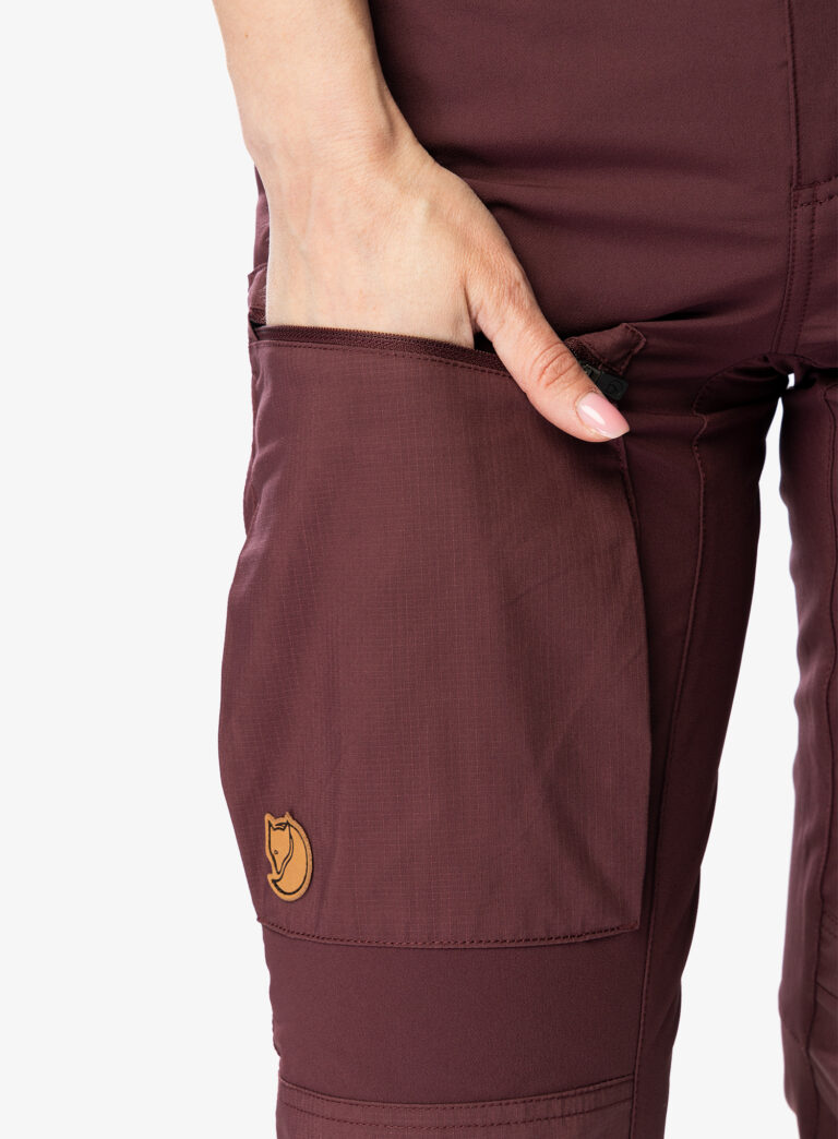 Pantaloni trekking femei Fjallraven Keb Agile Trousers - port - imagine 6