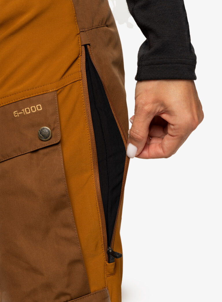 Pantaloni trekking femei Fjallraven Keb Trousers - brown/chestnut - imagine 6