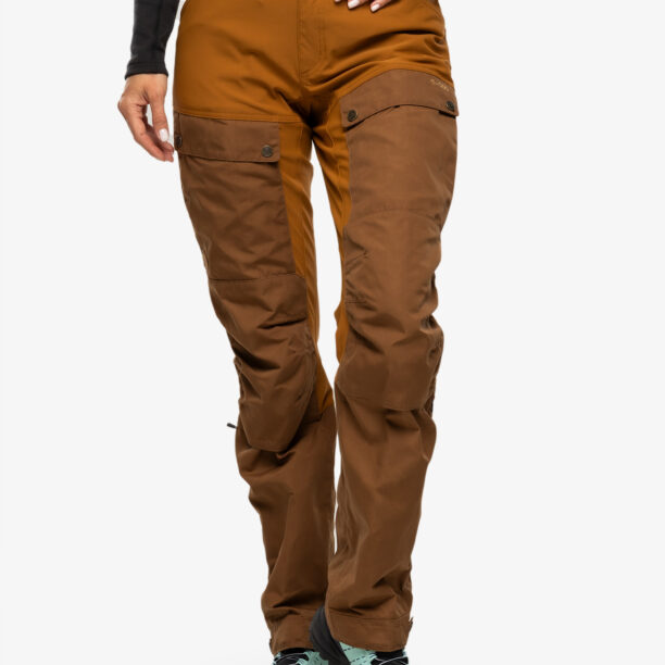 Pantaloni trekking femei Fjallraven Keb Trousers - brown/chestnut