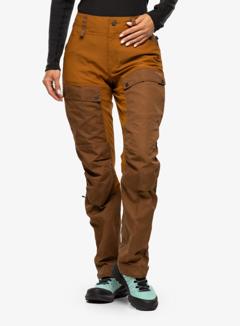 Pantaloni trekking femei Fjallraven Keb Trousers - brown/chestnut