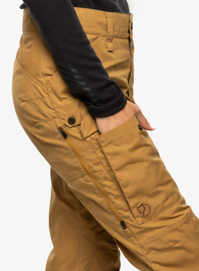 Original Pantaloni trekking femei Fjallraven Vidda Pro Ventilated Trs - buckwheat brown