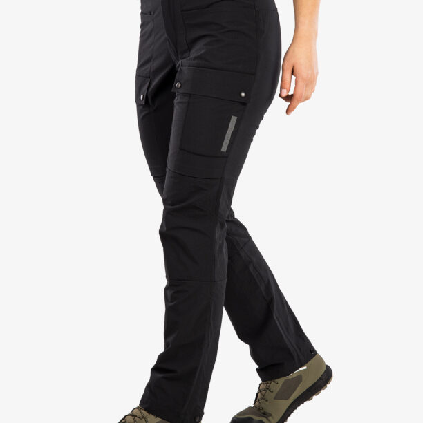 Pantaloni trekking femei Haglofs L.I.M ZT Pant - true black/zenith red