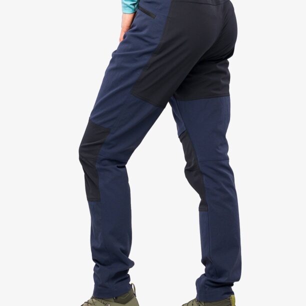 Pantaloni trekking femei Haglofs Mid Slim Pant - tarn blue/true black preţ