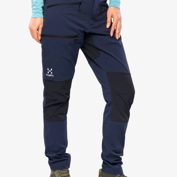 Cumpăra Pantaloni trekking femei Haglofs Mid Slim Pant - tarn blue/true black