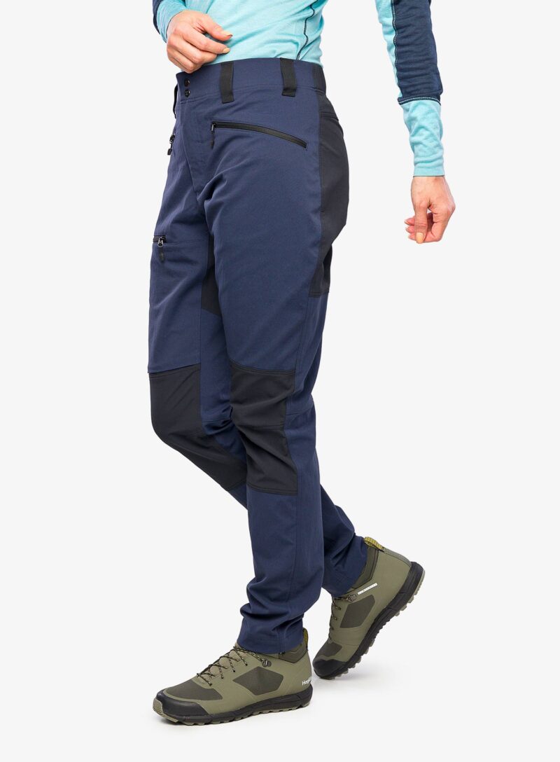 Pantaloni trekking femei Haglofs Mid Slim Pant - tarn blue/true black