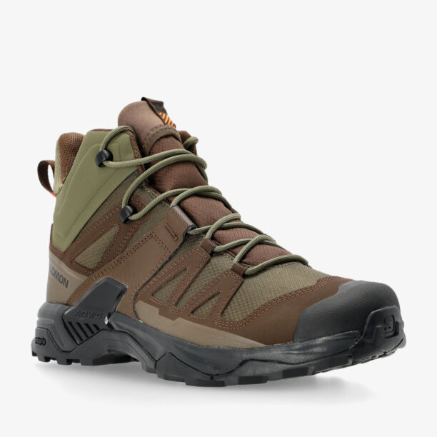 Pantofi GORE-TEX Salomon X Ultra Tracker GTX - green/earth/black preţ