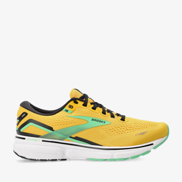 Pantofi alergare barbati Brooks Ghost 15 - lemon chrome/black/spring