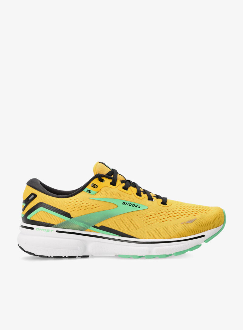 Pantofi alergare barbati Brooks Ghost 15 - lemon chrome/black/spring