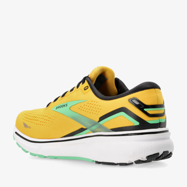 Original Pantofi alergare barbati Brooks Ghost 15 - lemon chrome/black/spring