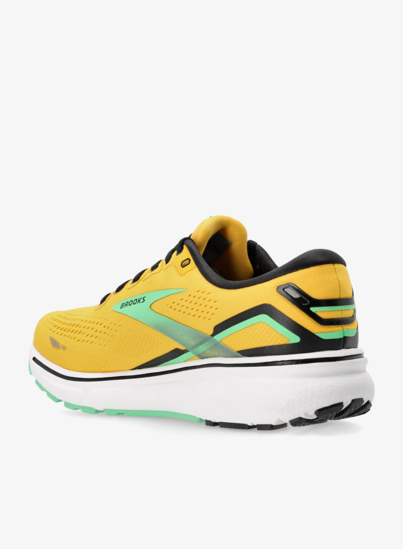 Original Pantofi alergare barbati Brooks Ghost 15 - lemon chrome/black/spring