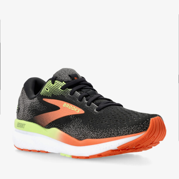 Cumpăra Pantofi alergare barbati Brooks Ghost 16 - black/mandarin red/green